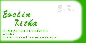 evelin kitka business card